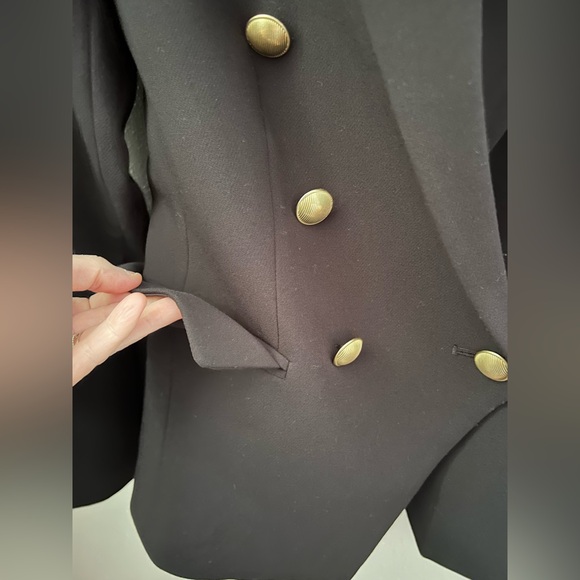 L’Agence Kenzie Blazer In Black Women’s Size 2 New - Picture 8 of 11
